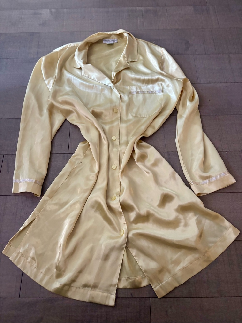 🌺5/$25🌺Vintage Morgan Taylor Satin Buttercream Yellow Sleepwear